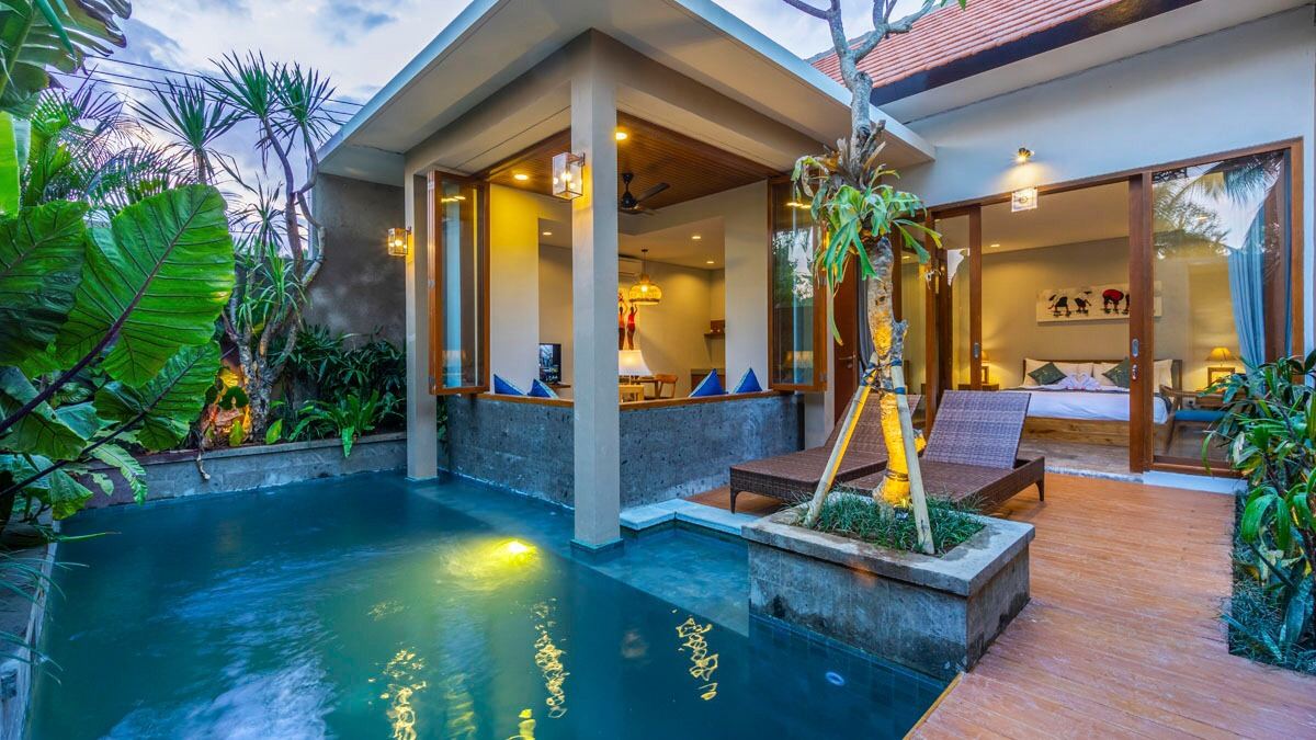 A Peaceful One-Bedroom Villa with Private Pool in Ubud